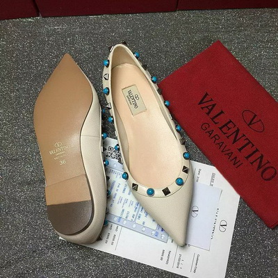 Valentino Shallow mouth flat shoes Women--009